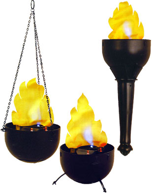 faux flame torchs